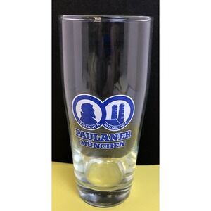 Beer Glass Paulaner Munchen Draught Pilsner‎ 0.4L Tall Made In Germany Barware